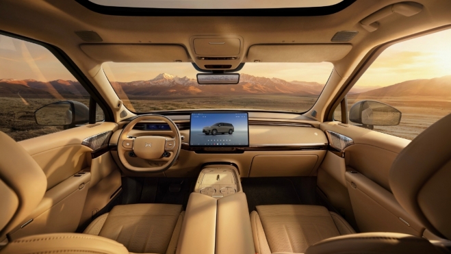 XPeng GX Salpicadero