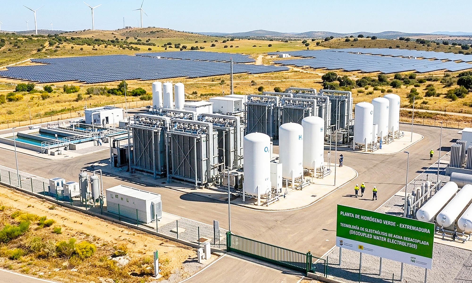 Electrólisis de agua desacoplada hidrogeno verde extremadura 1