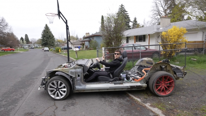 tesla kart