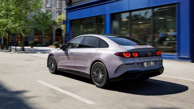 Mercedes Clase C Eléctrico Trasera