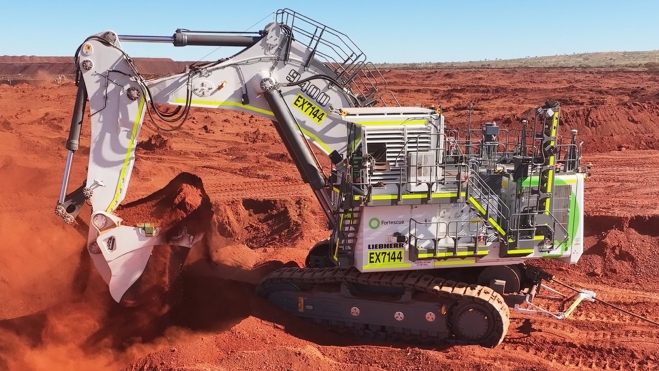 excavadora electrica minas hierro australia 1