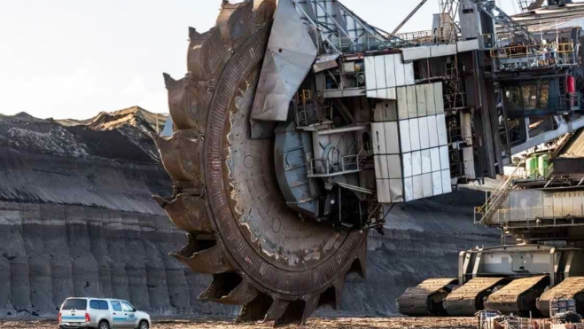 excavadora mas grande mundo bagger 293 man necesita estacion electrica 2