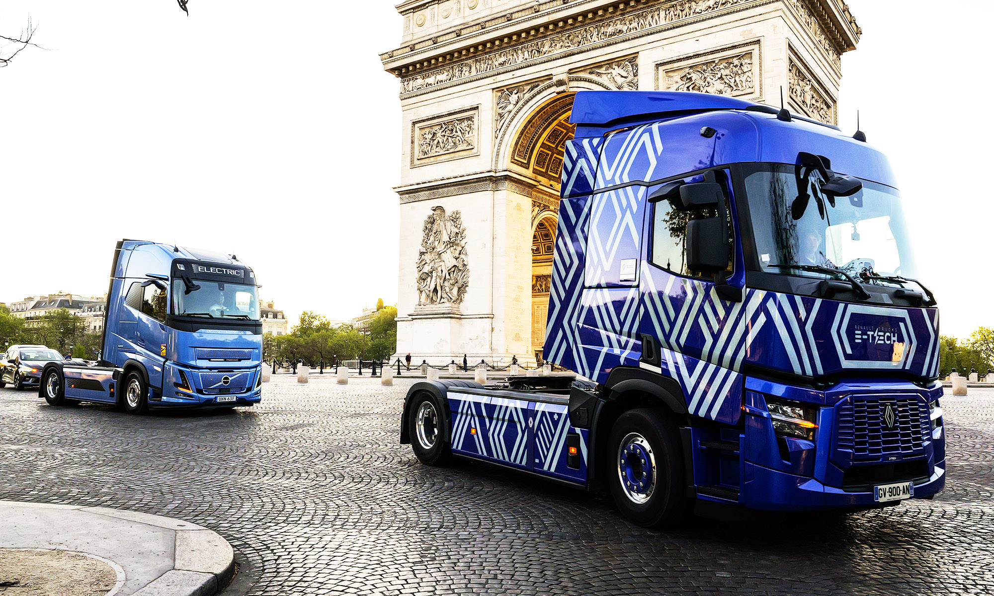 camiones electricos ruta 1000 kilometros paris berlin mas barato diesel