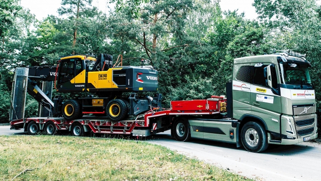 demolicion edificio excavadora cargadoras camiones electricos sin diesel 1