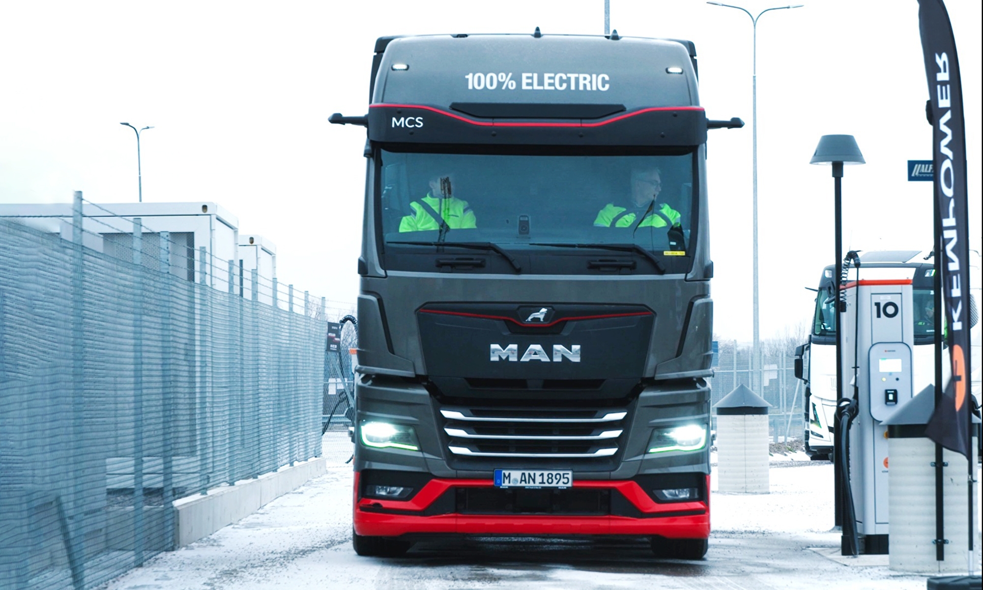MAN Trucks ejecuta una demostración para el sector de los camiones eléctricos.