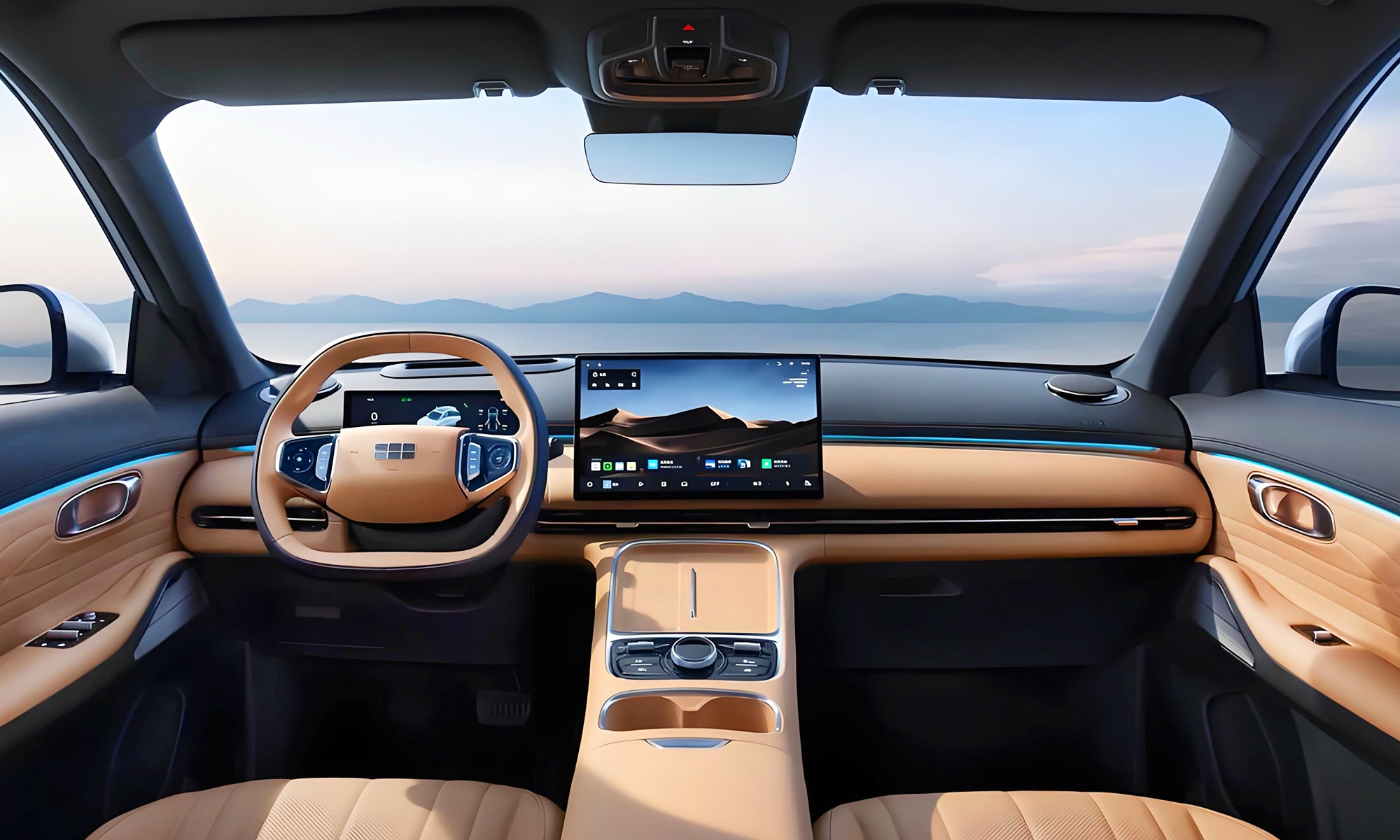 El nuevo Geely Galaxy Starship 7 EV es prácticamente calcado a nuestro Starray EM-i.