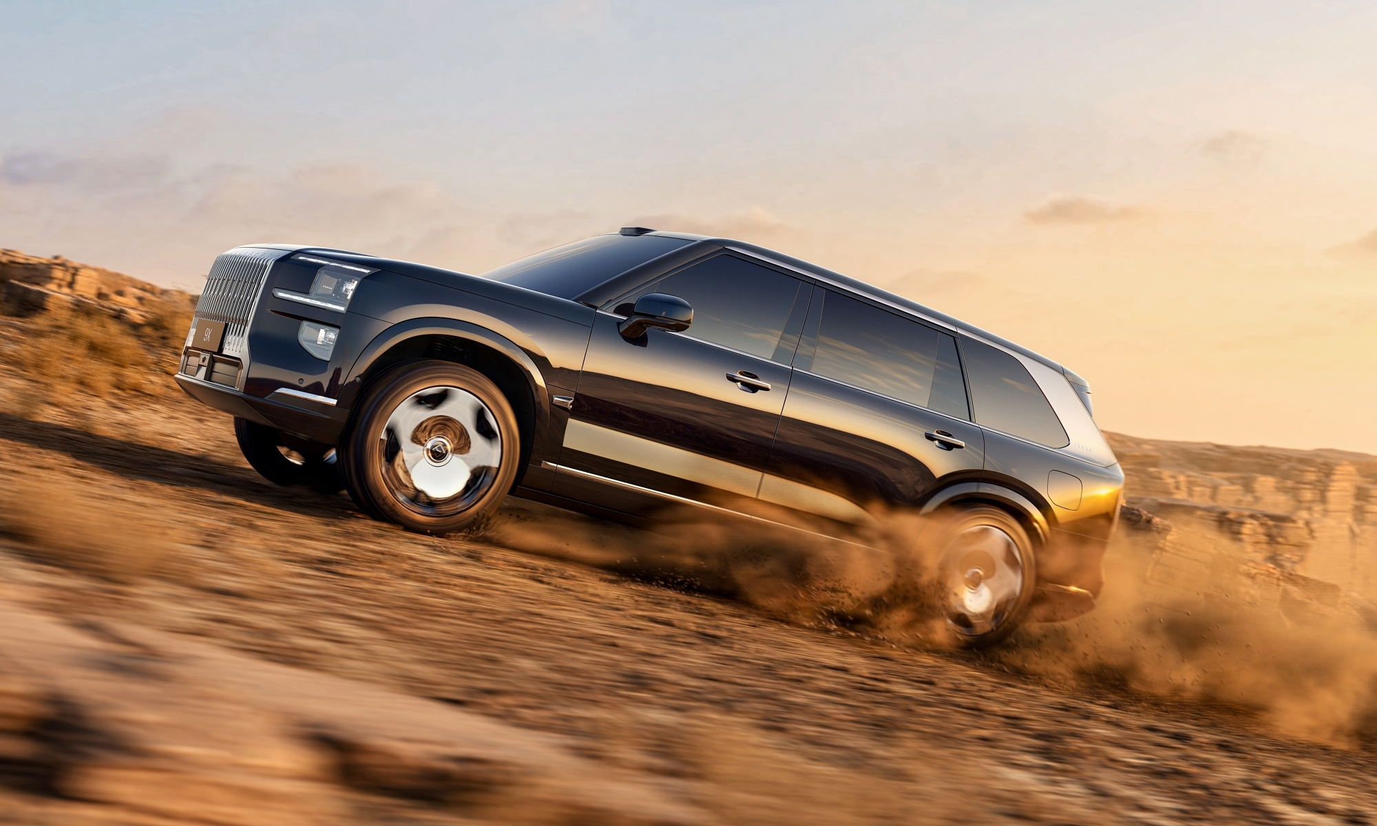 El 9X coronará la oferta de Zeekr en Europa. Un rival para los SUV europeos más grandes.