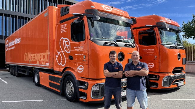 camiones electricos transporte mercancias mercedes eactross 600 500 km autonomia