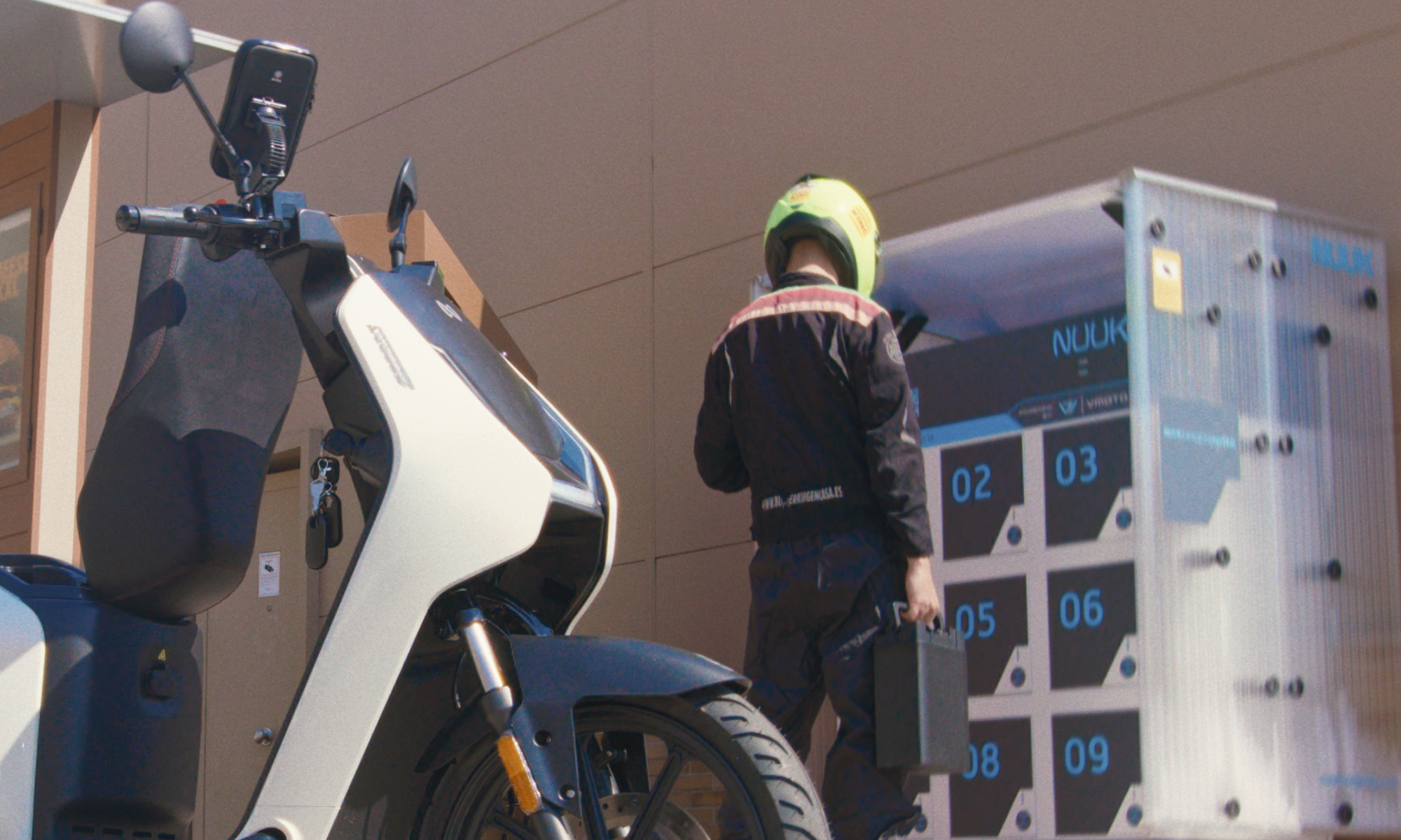 burger king estaciones intercambio baterias motos electricas reparto