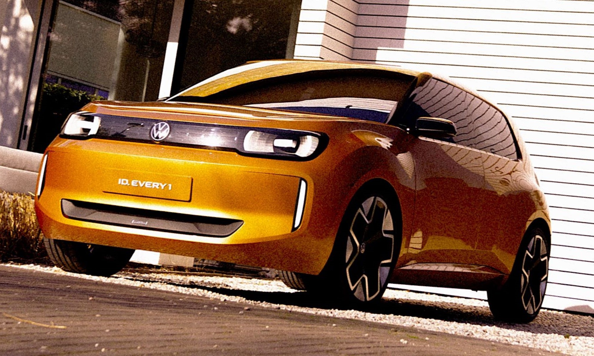 El Volkswagen ID.Every1 o ID.1 será el primer vehículo fabricado por el mayor rival de Tesla junto a Volkswagen, que ya es su máximo accionista.