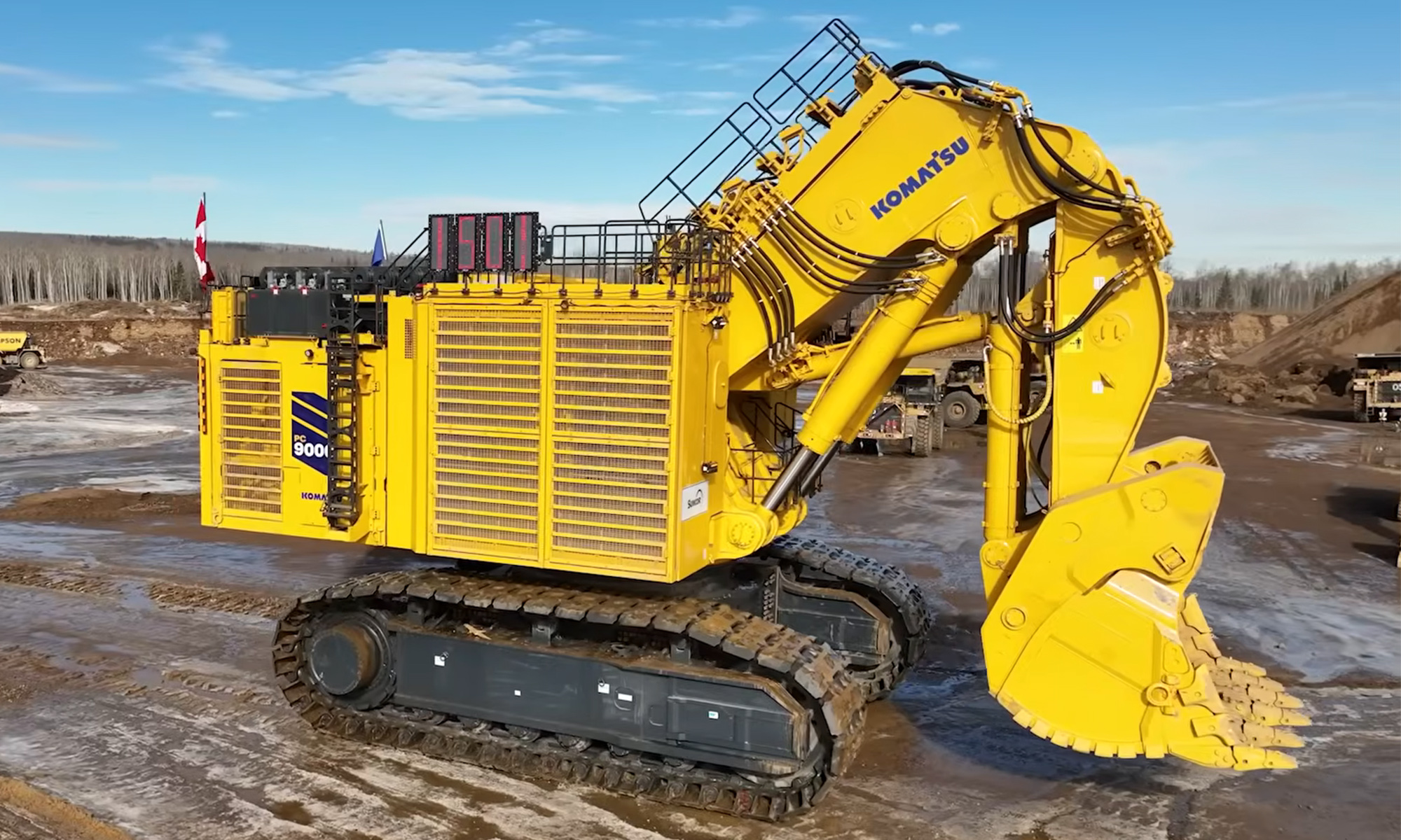 komatsu pc9000 12 excavadora minera mas grande electrica