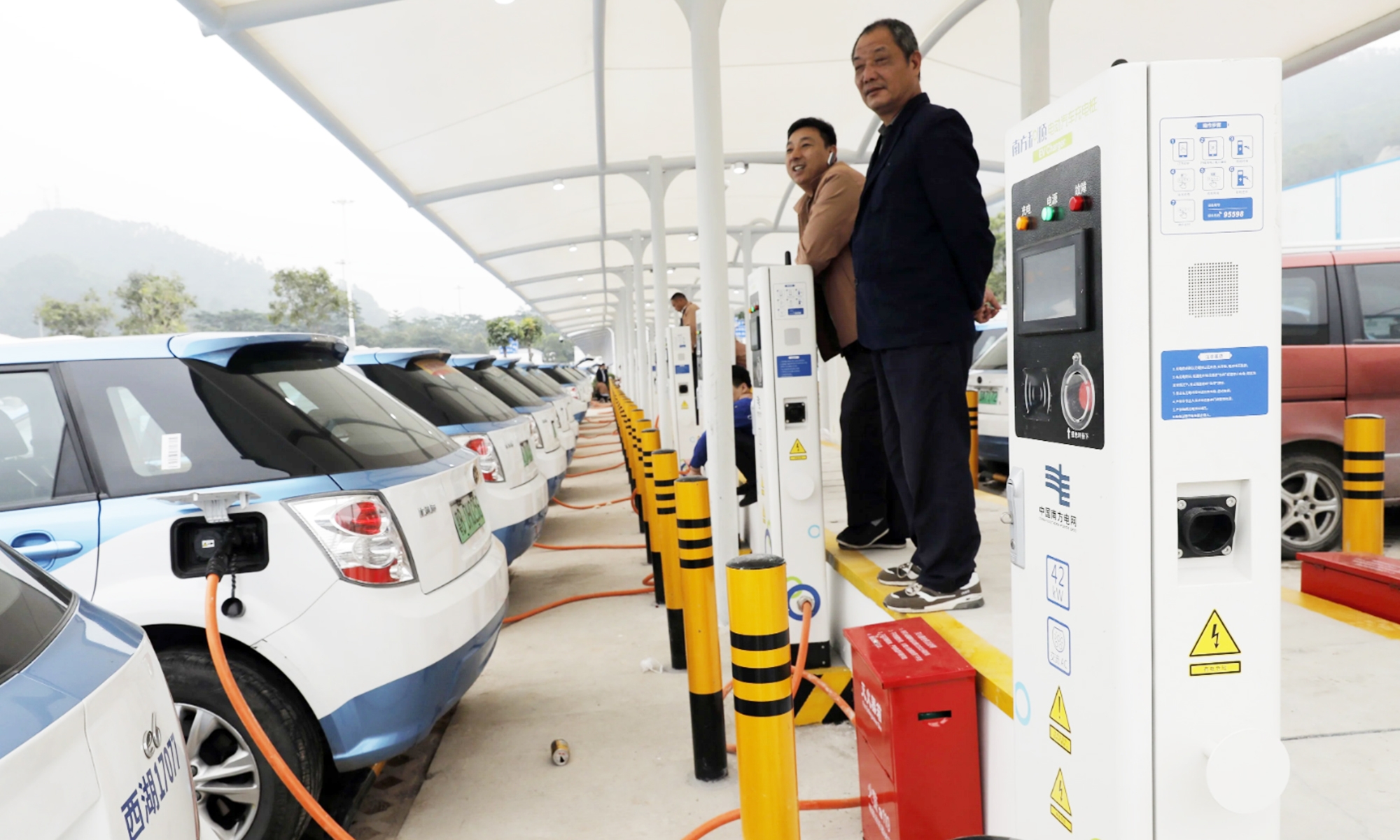 china 21 millones puntos estaciones carga coches electricos supera europa eeuu
