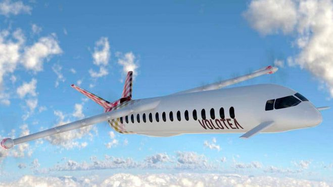 Volotea, Air Nostrum y Dante Aeronautical presentan un proyecto para transformar aeronaves de hasta 19 pasajeros y recorridos cortos y medios en aviones completamente eléctricos. En la imagen el Prototipo DAX-19, una aeronave regional hibrida de 19 pasajeros. Volotea, Air Nostrum y Dante Aeronautical presentan un proyecto para transformar aeronaves de hasta 19 pasajeros y recorridos cortos y medios en aviones completamente eléctricos. En la imagen el Prototipo DAX-19, una aeronave regional hibrida de 19 pasajeros.