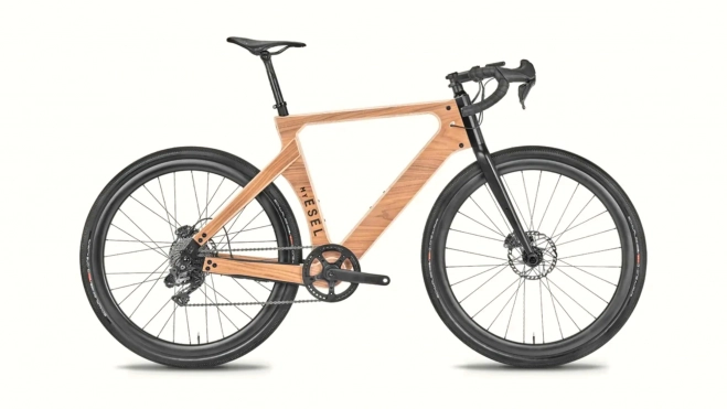 esel wood e gravel bike side view performance q esel wood e gravel bike side view performance q
