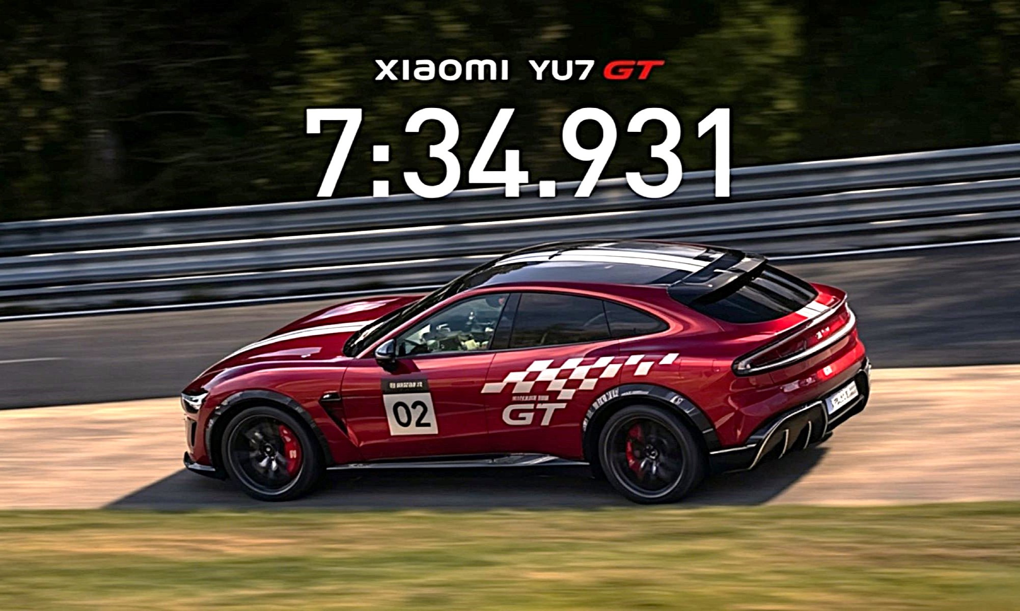 El Xiaomi YU7 GT, que se presentará a final de mes en China, ha batido el anterior récord de Nürburging, en manos de Audi.