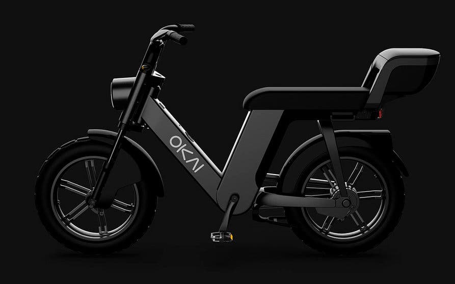  Okai EB200, un ciclomotor eléctrico con alma de bicicleta destinado a los servicios de movilidad compartida en las ciudades. 