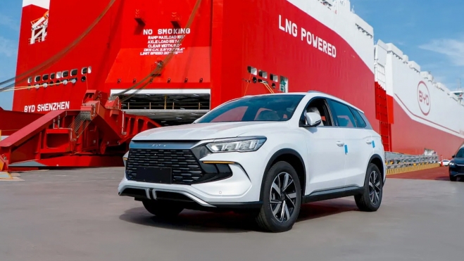 byd tiene 8 barcos exportar coches mundo estrategia cadena suministro