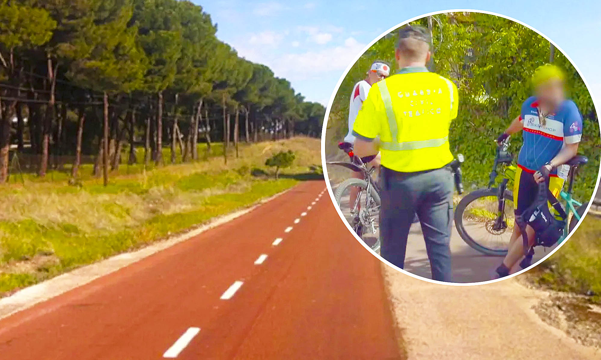 multa ciclistas carril bici colmenar 1