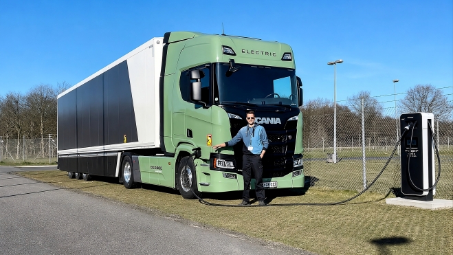 Scania camión eléctrico