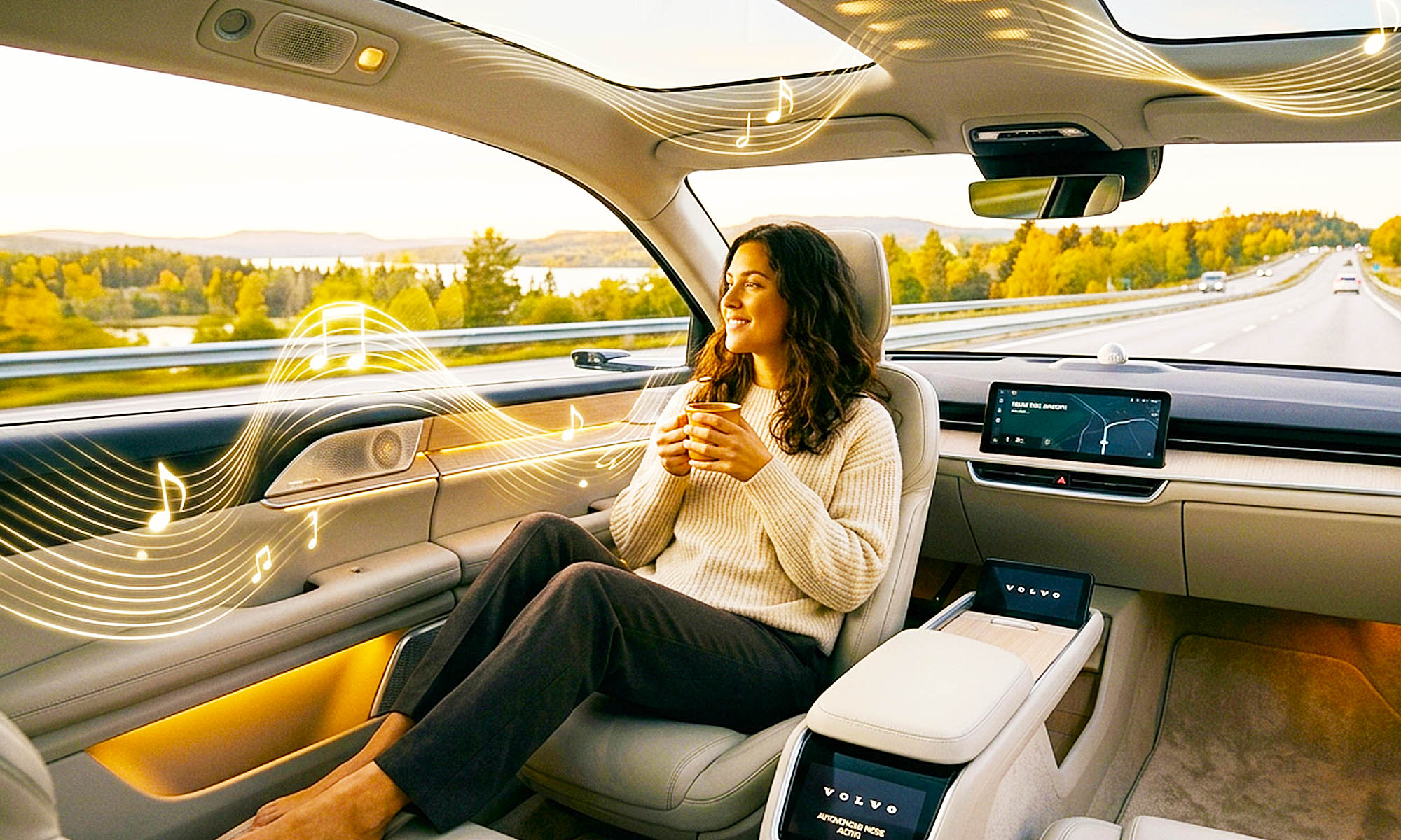coches electricos autonomos volvo mareo sonido 1