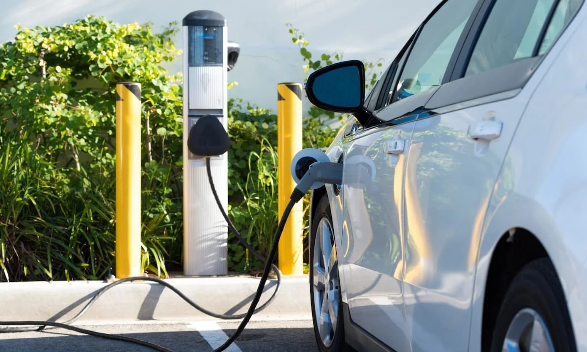 Las calles y carreteras alemanas están repletas de cargadores para vehículos eléctricos.