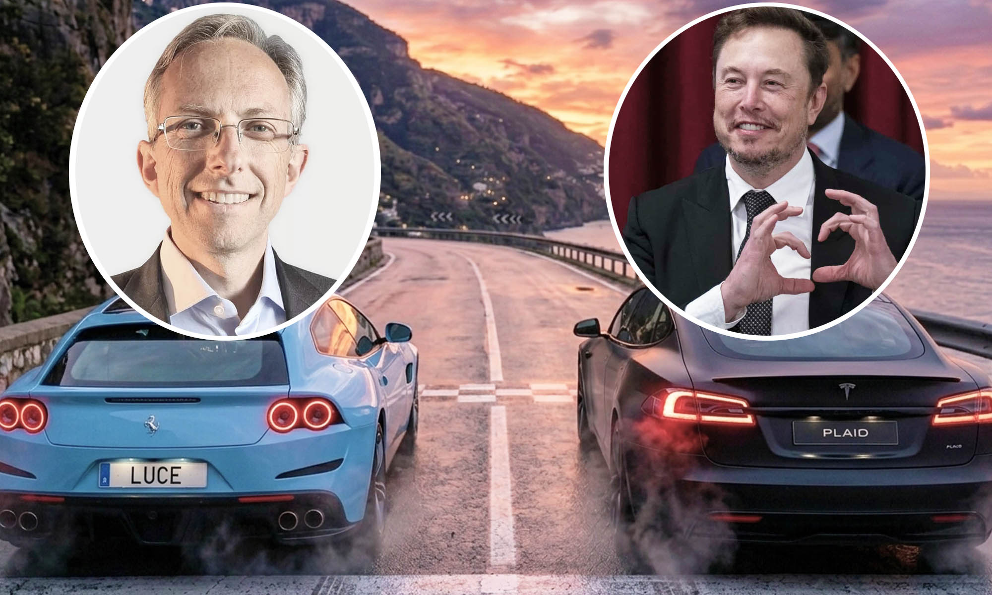 ferrari luce vs tesla model s plaid 1