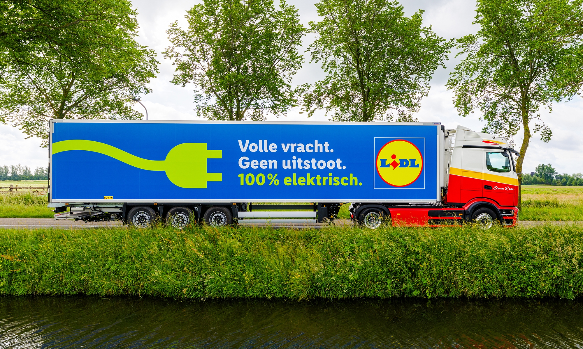 Los camiones eléctricos serán el único medio de transporte y logística de Lidl en Países Bajos.