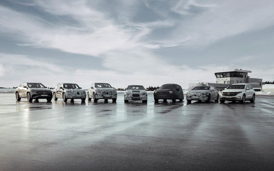  Los siete turismos eléctricos que protagonizarán la gama eléctrica de Mercedes para 2025. 