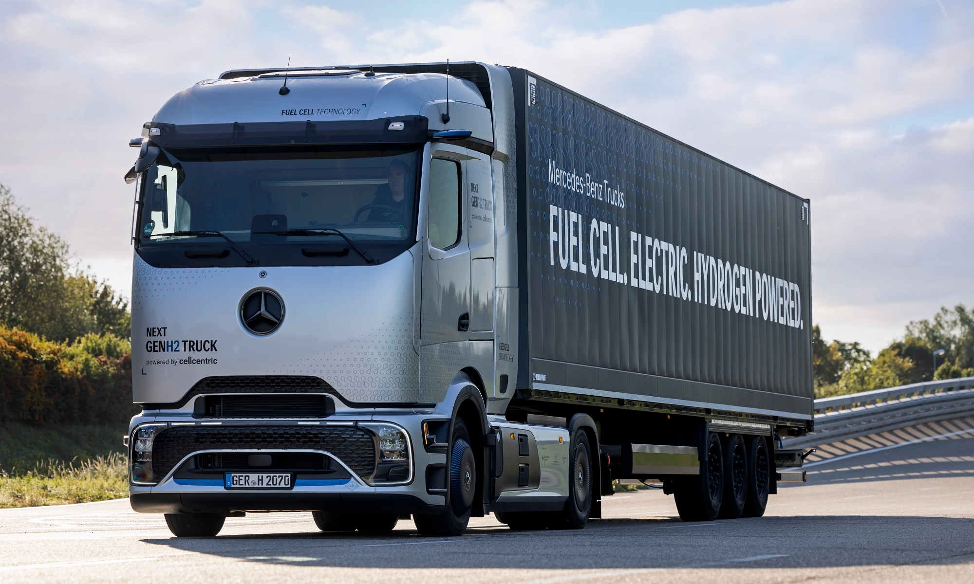 Mercedes asegura que los NextGenH2 son capaces de ofrecer hasta 1.000 kilómetros de autonomía.