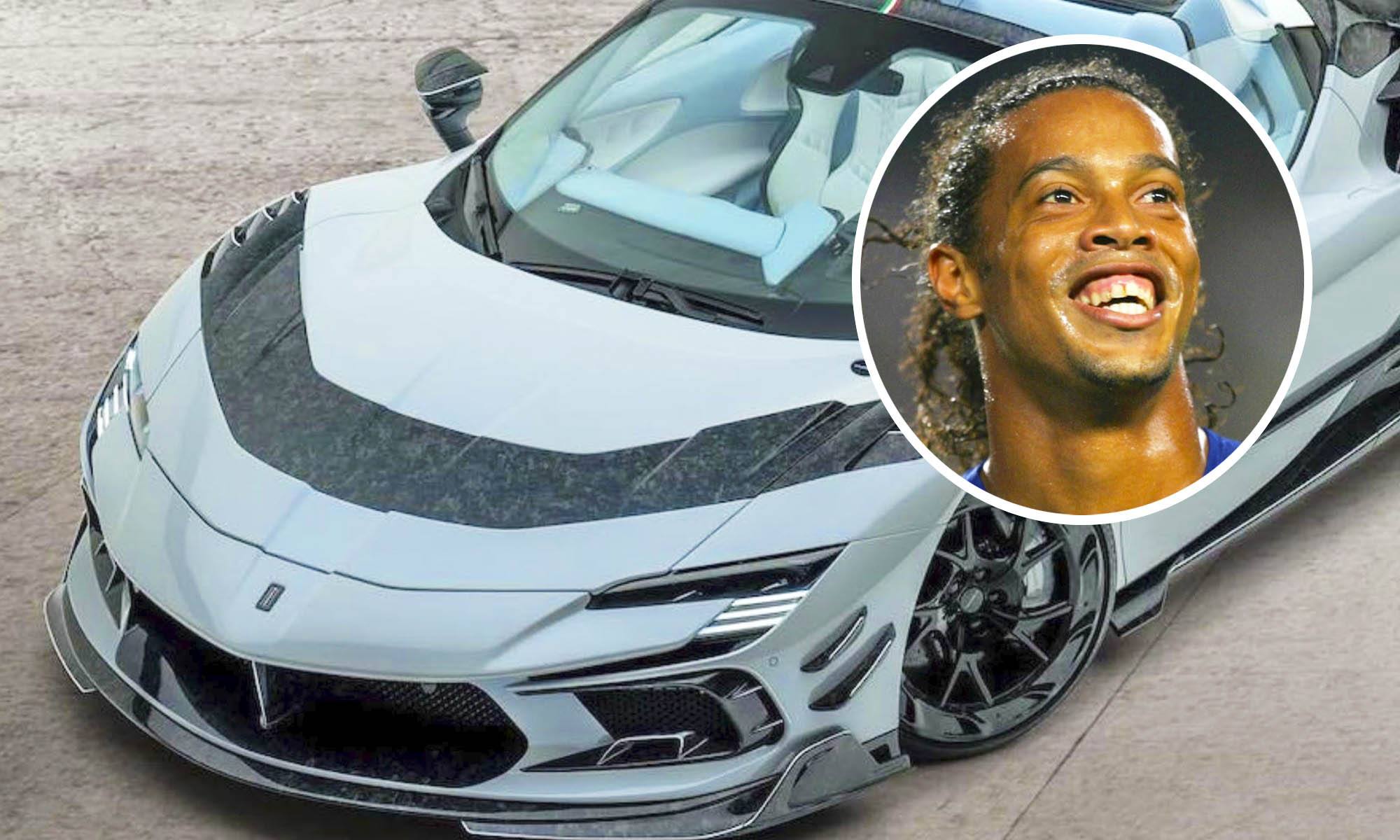 superdeportivo ronaldinho ferrari hibrido 1