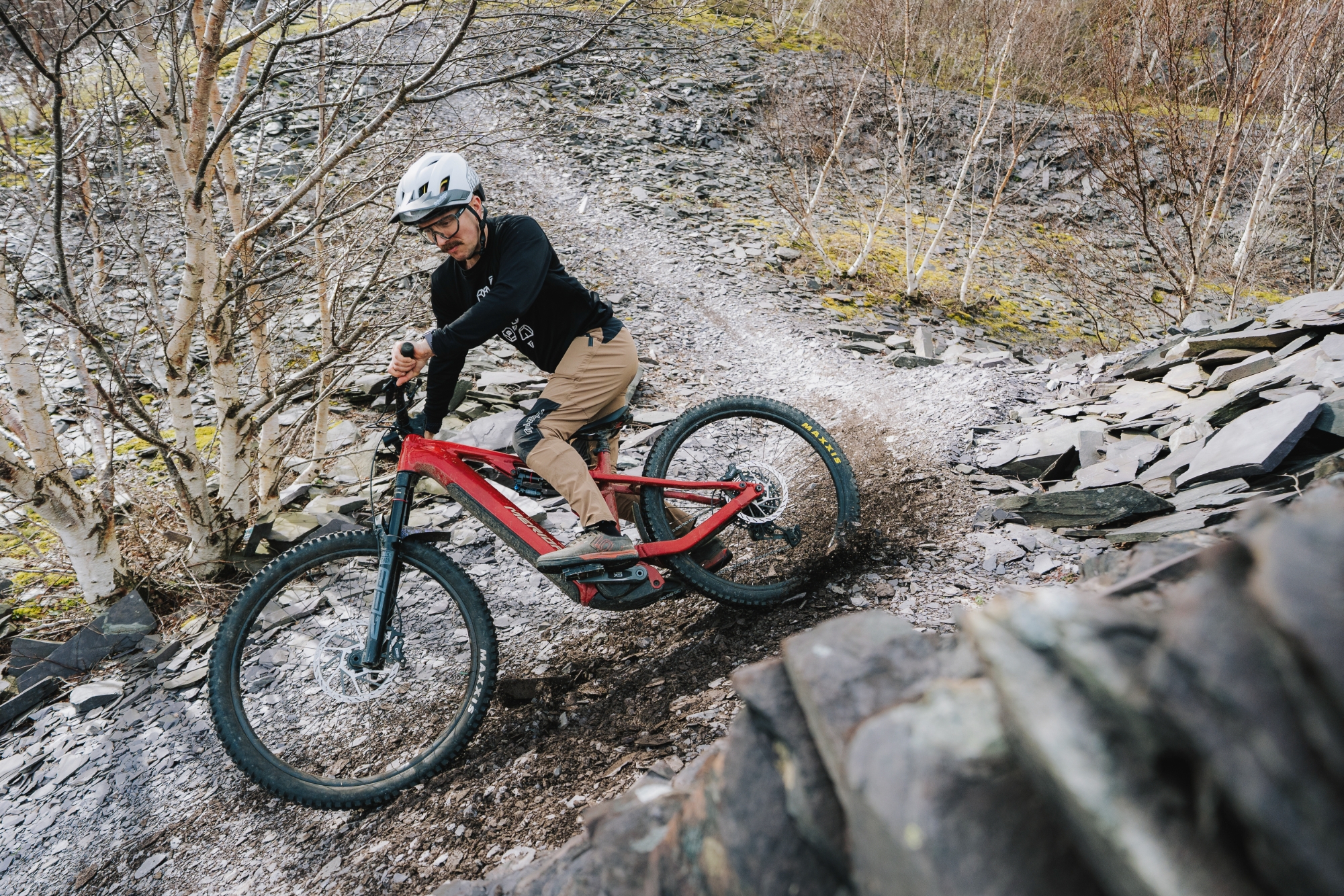 La nueva eBike de enduro llega con ganas de marcha (Foto: Merida).