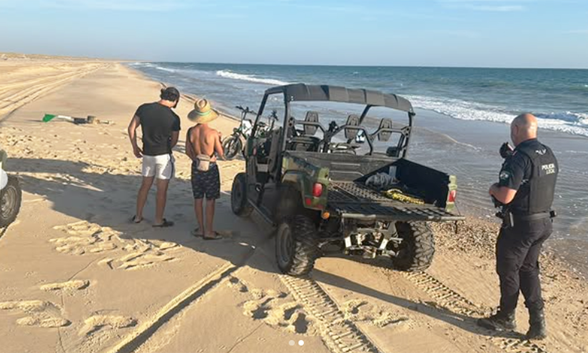 jovenes se quedan tirados doñana sin batería ebikes