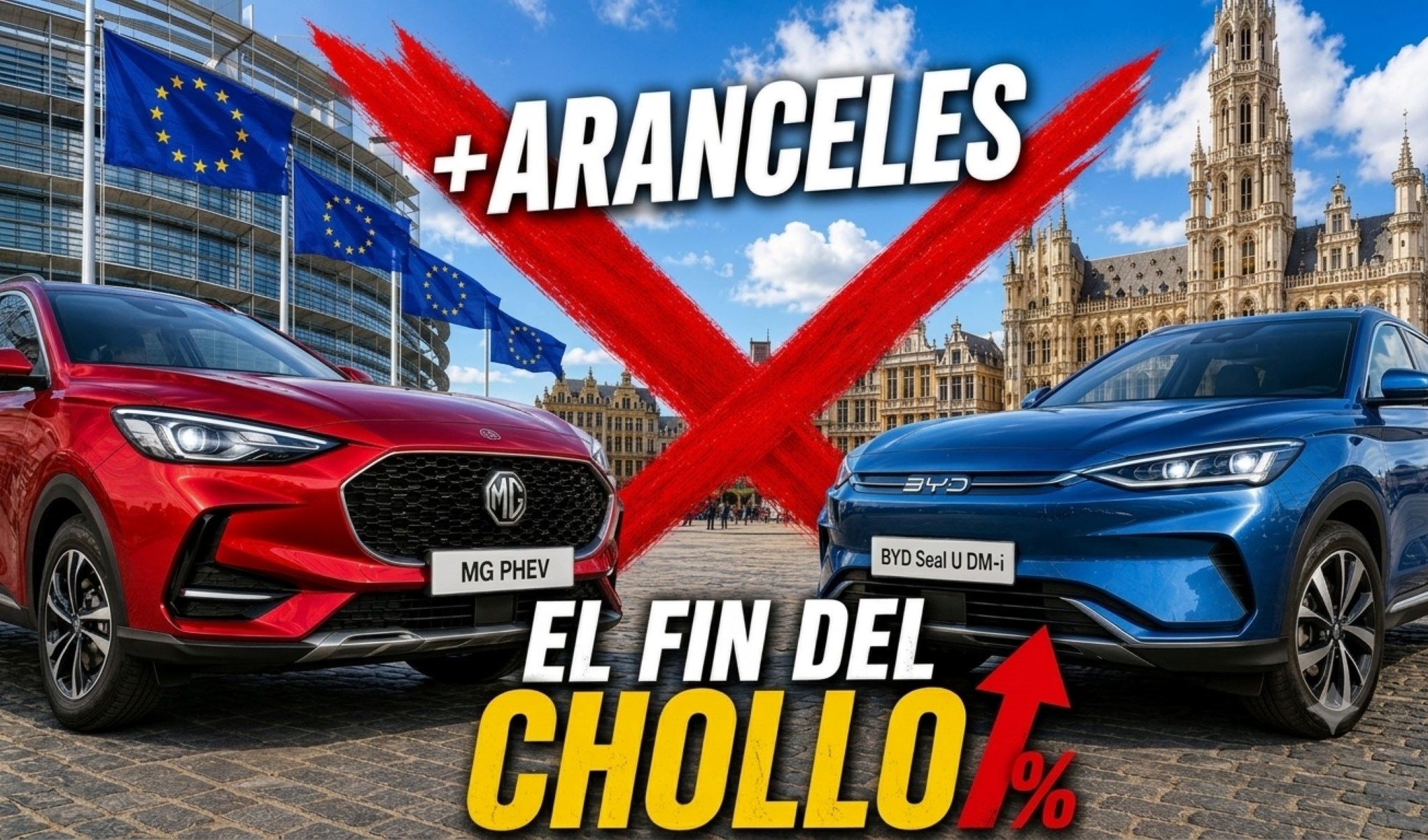 La UE prepara nuevos aranceles que tendrán como máximo objetivo los actuales superventas de marcas chinas como BYD, MG u OMODA.
