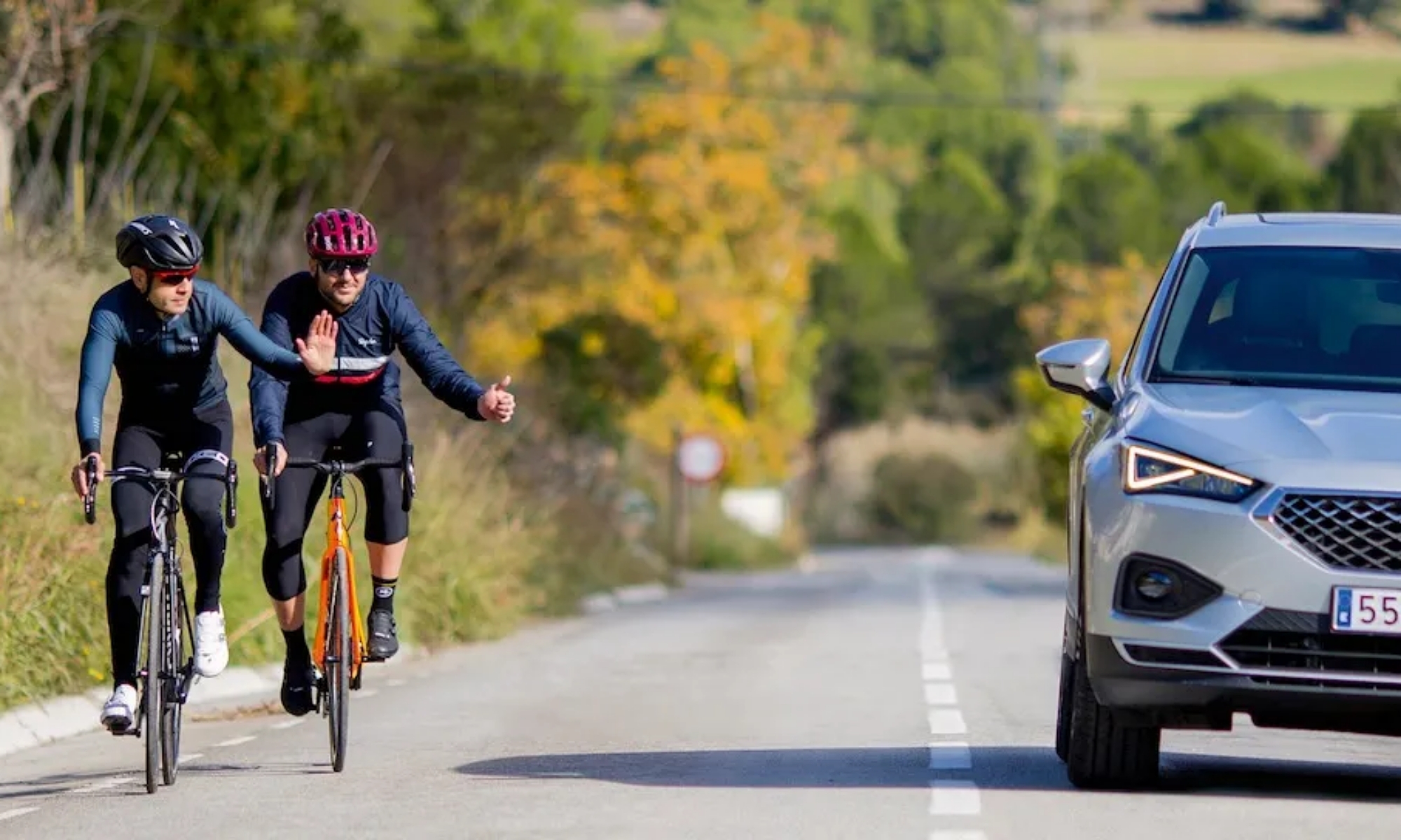 Adelantamiento Ciclistas