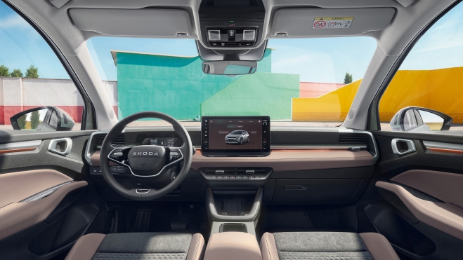 skoda epiq interior