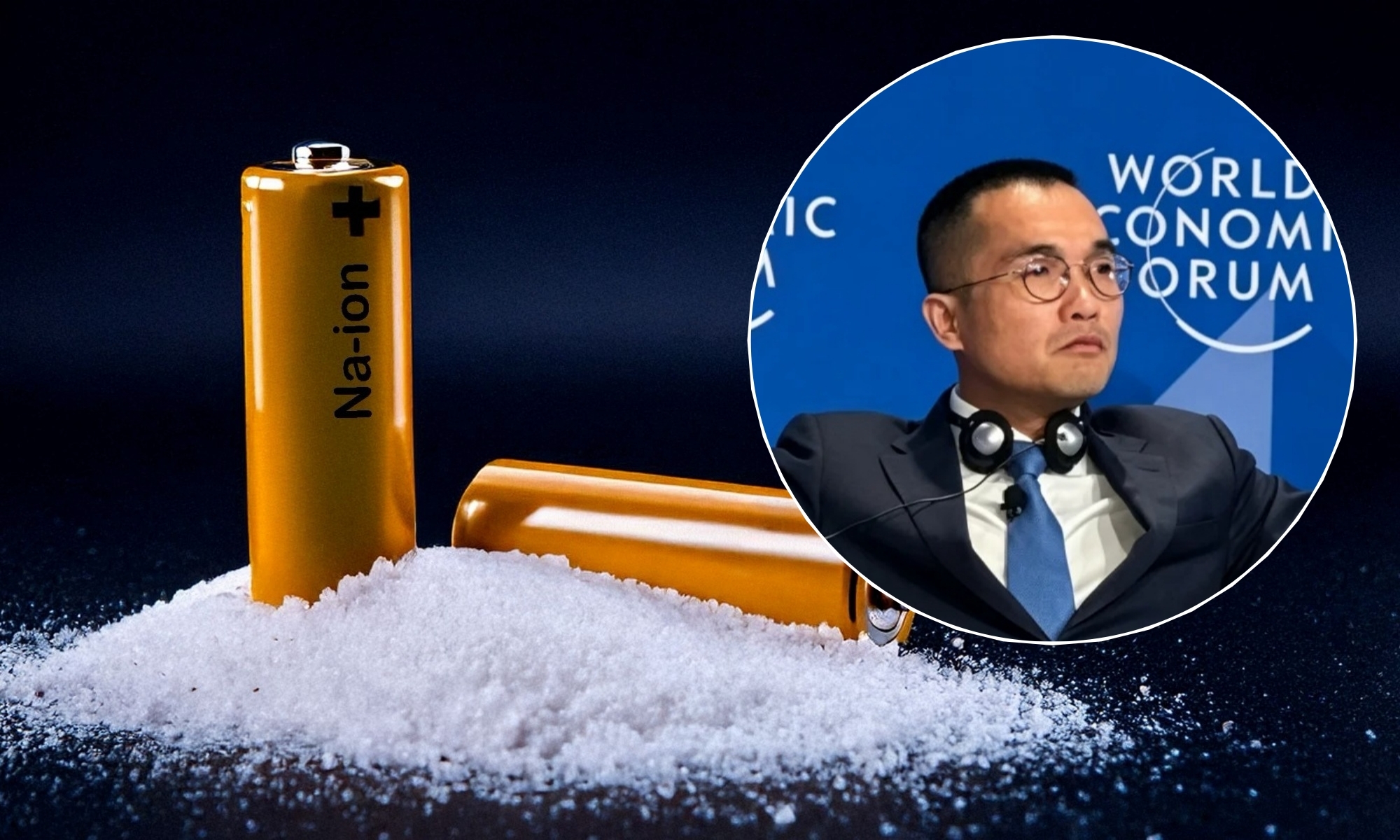 Wu Zuyu, presidente de Hithium Energy Storage, durante el último foro de Davos.