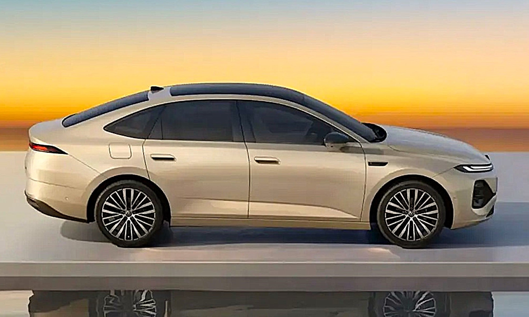 Este sedán híbrido enchufable fabricado por Volkswagen y MG es similar en cuanto a tamaño al Passat a la venta en Europa.