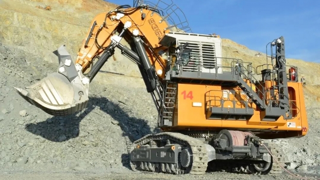 excavadora electrica liebherr r9350e extraccion cobre minas 2