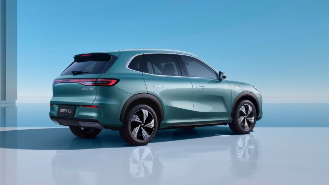 Geely E5 Trasera Geely E5 Trasera