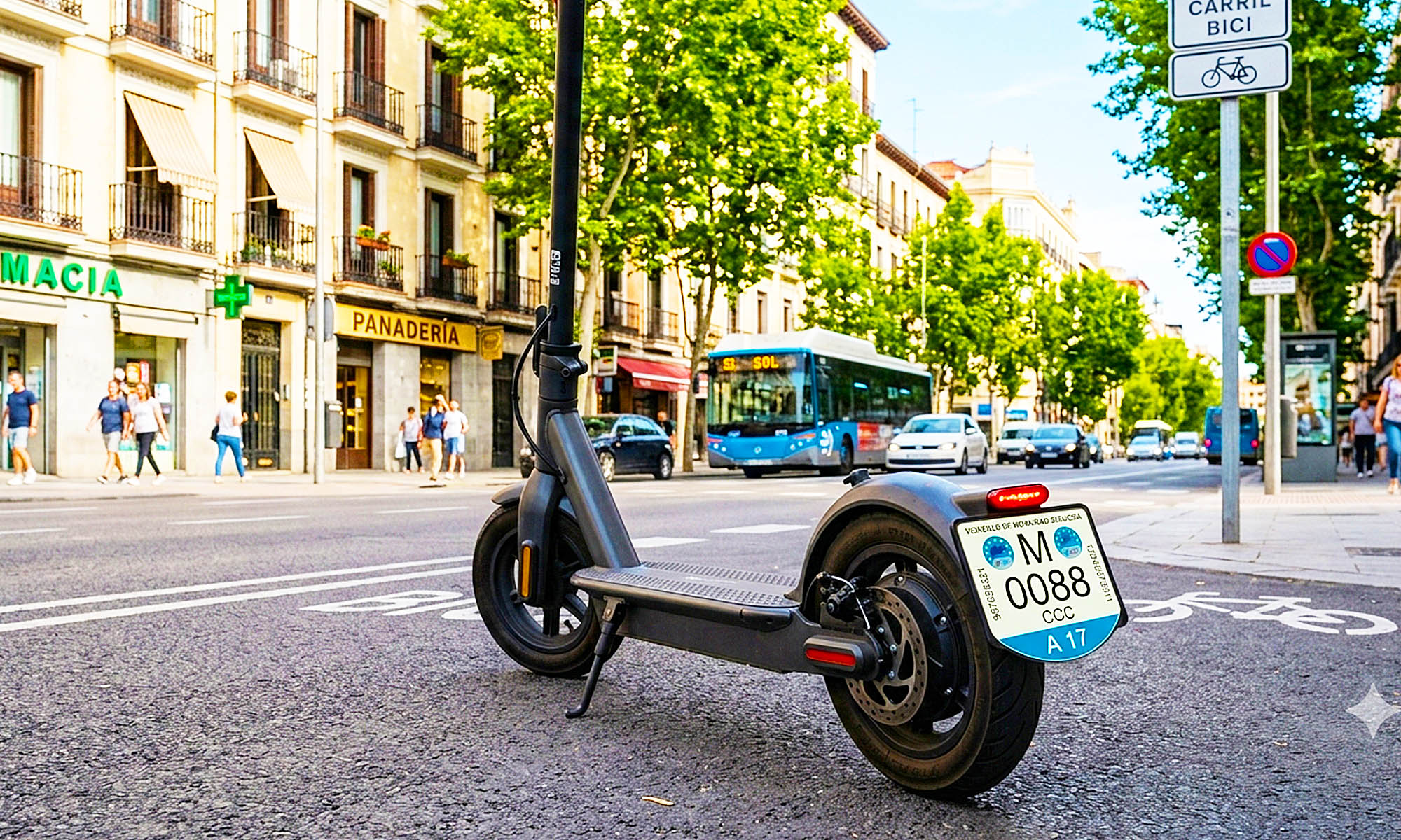 La tramitación de la matrícula de un patinete eléctrico es más sencilla de lo que parece