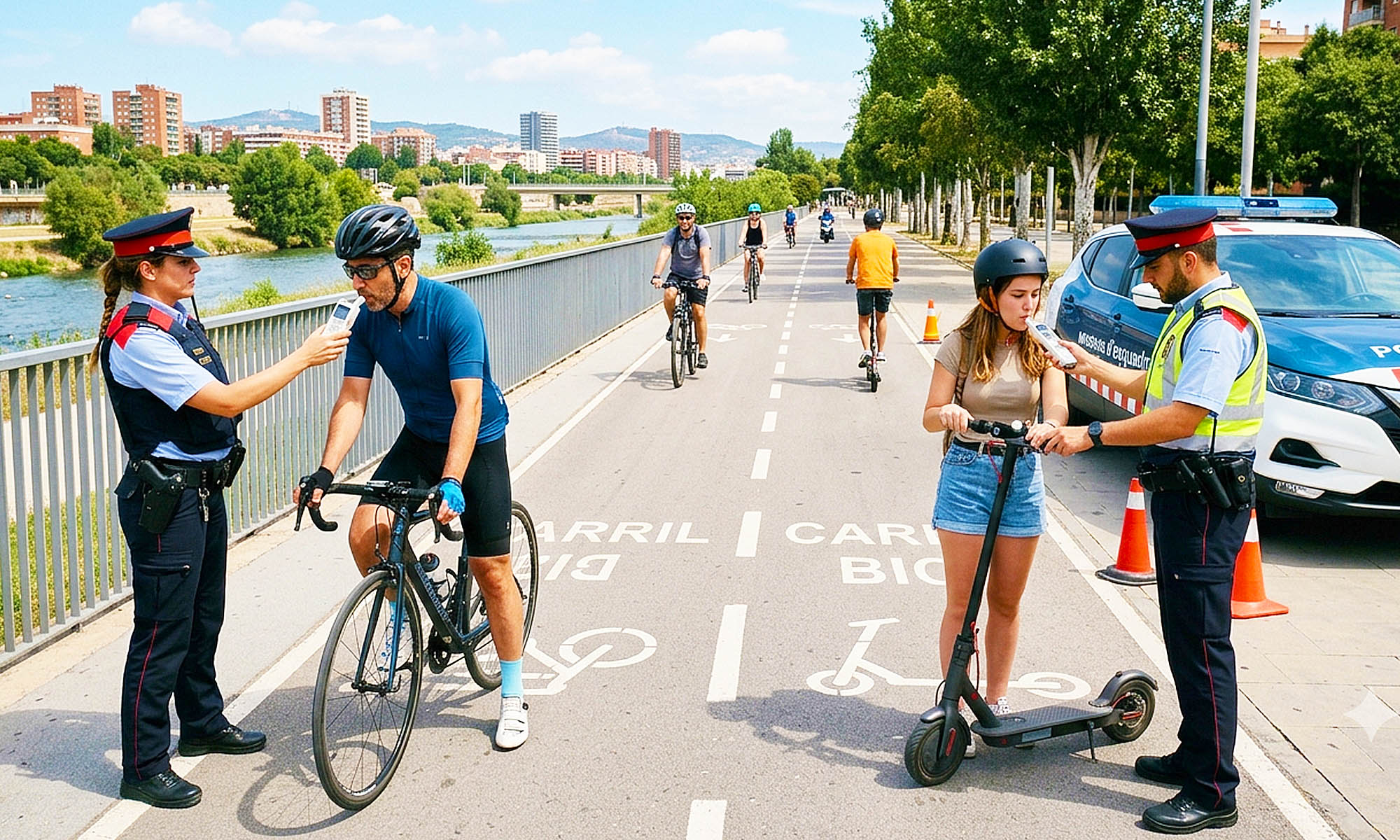 multas ciclistas catalanes 1