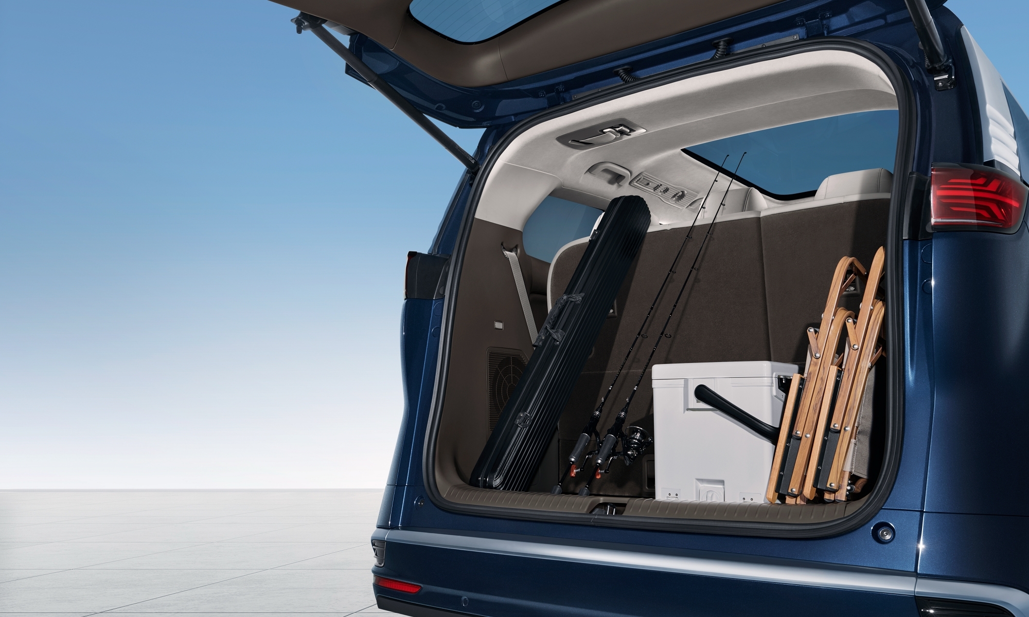 El D9 presenta diferentes configuraciones del interior.
