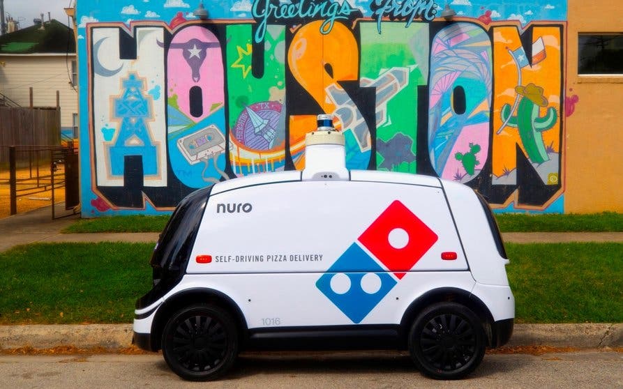  Nuro R2 de Domino's Pizza. 