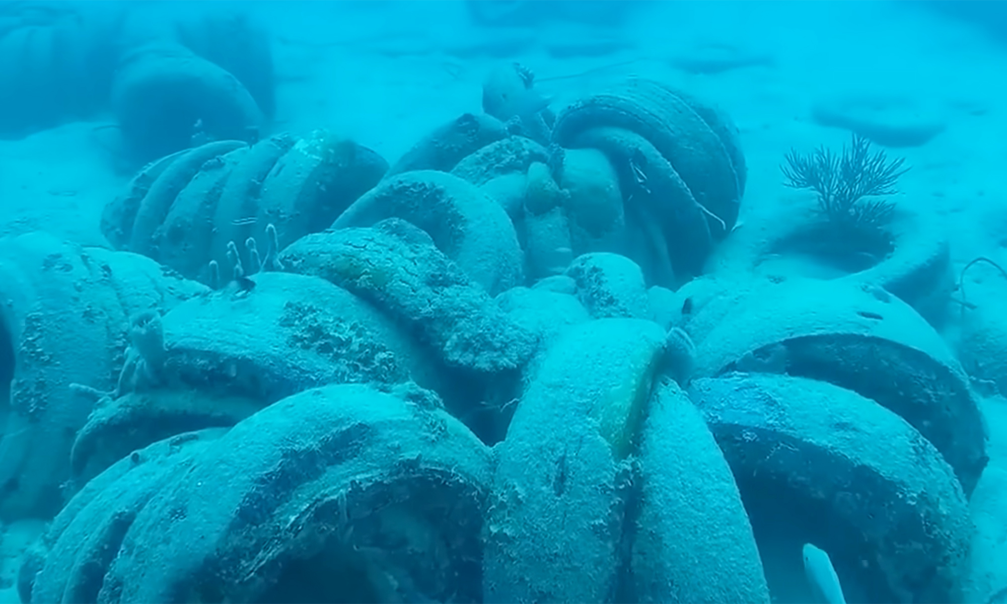 millones neumaticos mar crear arrecifes desastre medioambiental