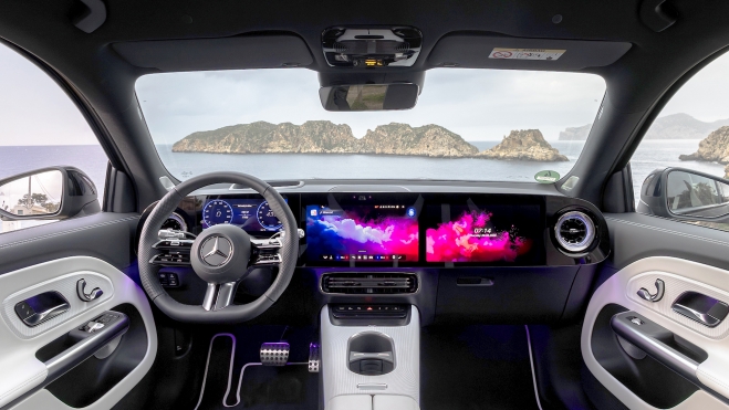 Mercedes glb EV interior
