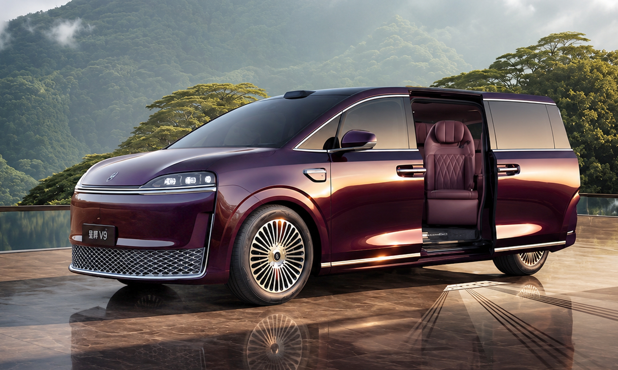 El Luxeed V9 llega oficialmente al mercado chino.