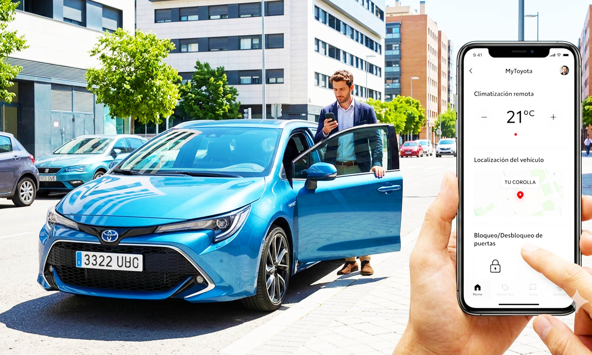 toyota corolla coche hibrido aplicacion app mytoyota 1