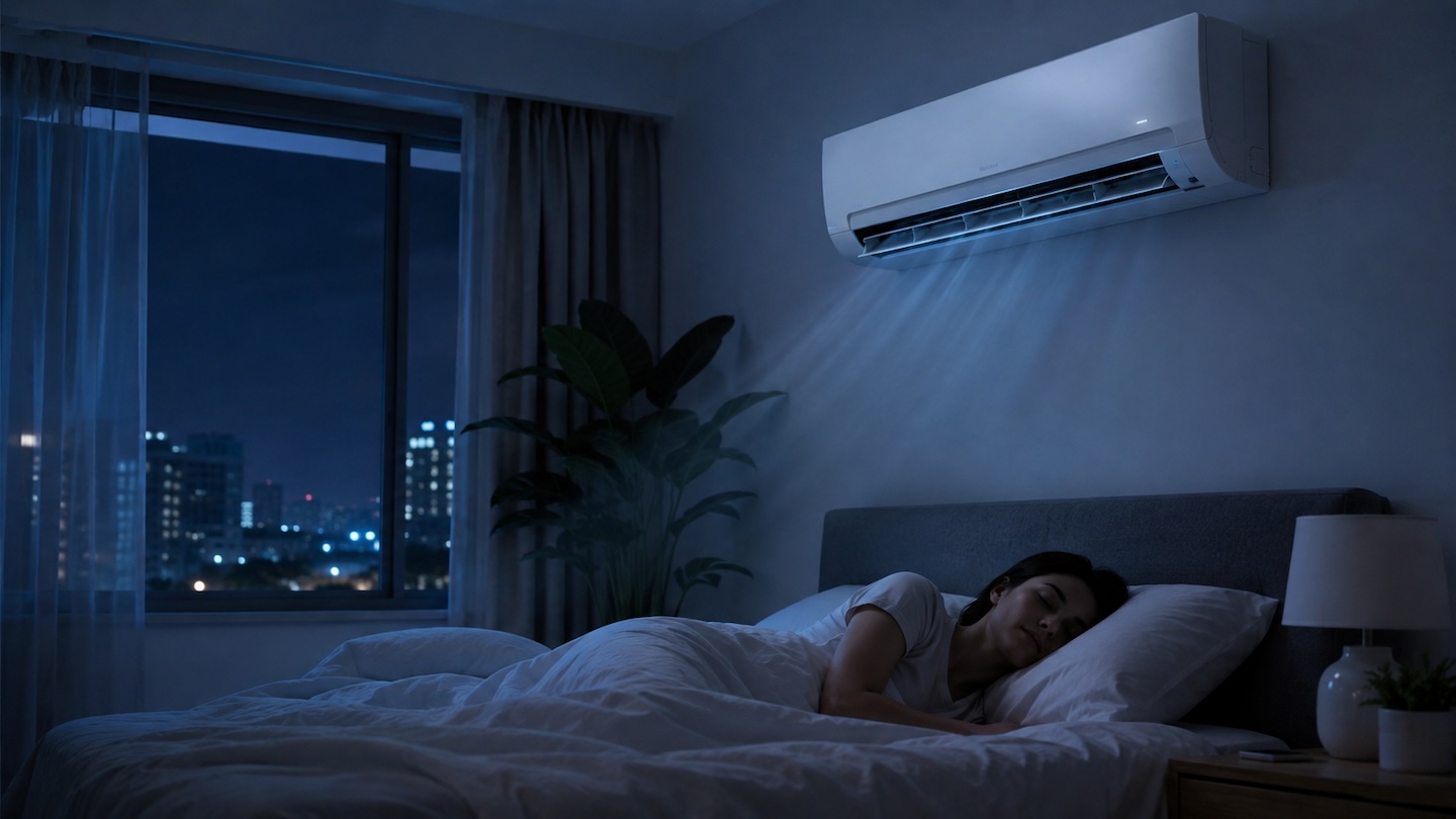 La luz sube un 30,6% por la noche. Poner el aire acondicionado de madrugada ya no ahorra