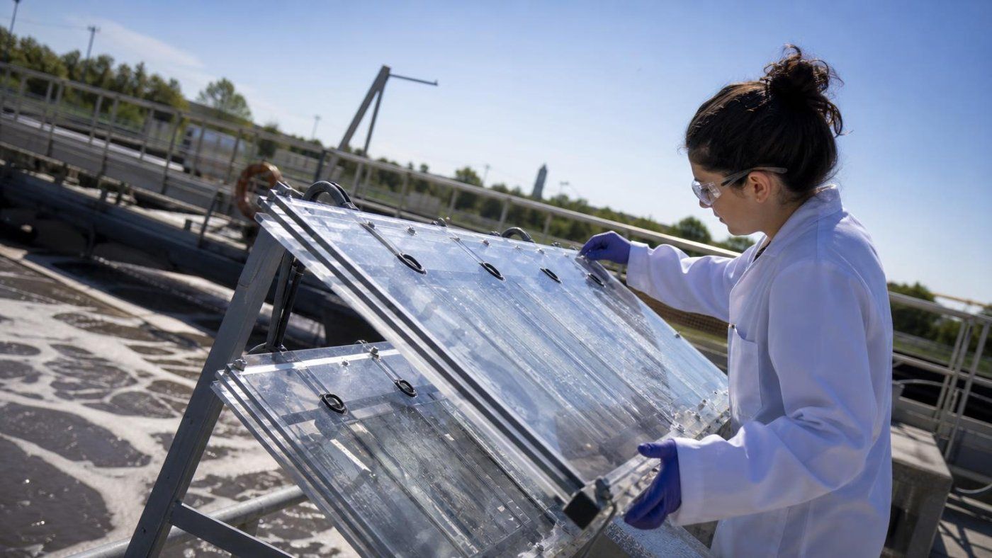Hidrógeno a partir de aguas residuales y luz solar: funcionan, pero hay un problema