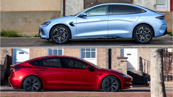 Tesla Model 3 vs BYD Seal 02 Tesla Model 3 vs BYD Seal 02